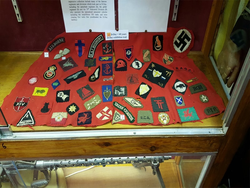 British Nurse's Cloak Lining Displaying Sweetheart Badge Gifts From Her Patients