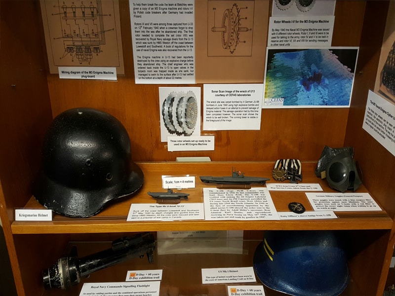U-13 and Enigma Display